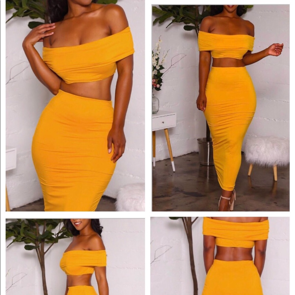 2 piece skirt set